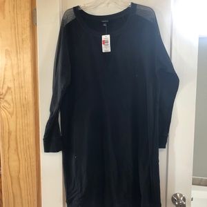 Torrid black long sleeve dress